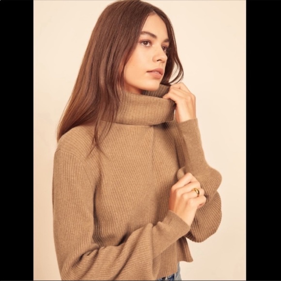 Reformation Sweaters - Reformation Luisa crop cashmere blend sweater